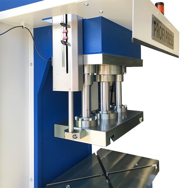 PPCM-50 C-Frame Press 600 x 600 Side_ Side view of the 30 to 250 Ton PPCM series C-Frame Press by RHTC, sold by The Workshop Press Company UK