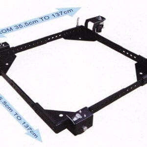 A mobile base for moving machinery in and out of situ