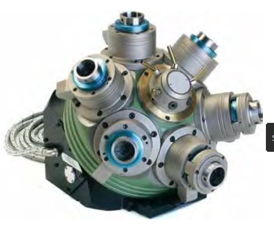 This ERLO UR 360 6 Revolver Head is engineered for exceptional performance, featuring a larger frame that allows for eight to twelve tool positions.