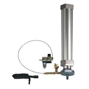 Smooth and Controlled Drilling with Pillar Drill Pneumatic Descent Control, compatible with all ERLO pillar drills.