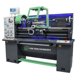 The Scantool LT 360/1000 Precision Metal Lathe frontal view with Swing over bed: 360mm