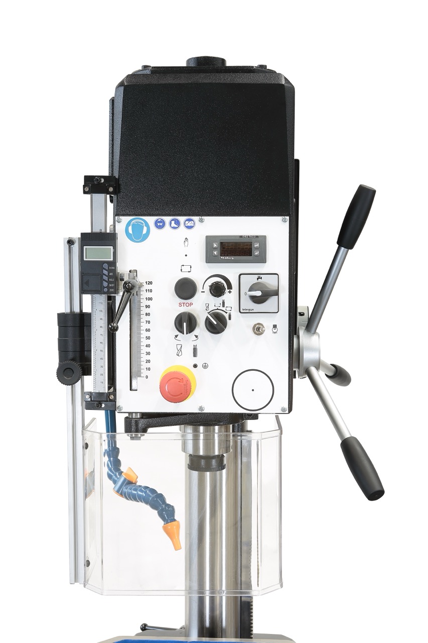 ERLO S Series Benchtop Pillar Drills with 25 and 30 mm metal